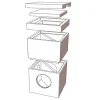 soldes pas cher Sobemo Allonge Béton Pour Compteur D’eau – Dim. 40×40 Cm – Hauteur 25 CM 11