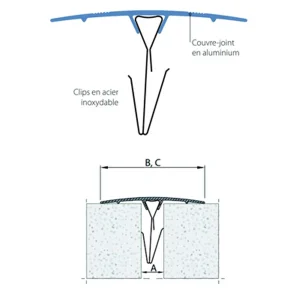 Boutique officielle Couvre-joint Angle Rigide ALU Série W 6