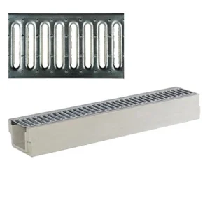 Retour gratuit en magasin. Sebico Caniveau SEBIDRAIN A + Grille Passerelle Résistance : Classe A15 9