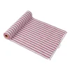 Promotio de vente Artif Chemin De Table En Coton Rouge Et Blanc à Rayures, Dim. 28cm X 5m, Décoration De Table Maritime 5
