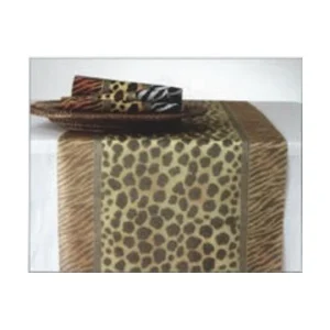 soldes IHR Chemin De Table En Papier Empreinte Animal Afrique Format 33 Cm X 6 M 6