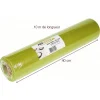 grande promotion Lealoo® Chemin De Table Non Tissé Airlaid Couleur Kiwi, Rouleau Intissé Touché Textile Vert Larg. 40cm, Long 10