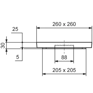 Thebault Couvercle Plein En Béton Avec Encoche Pour Boîte D’eau Pluviale RBA – 20×20 CM guranteed de qualité 6