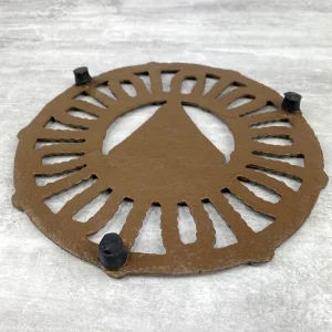 Artif Dessous De Plat En Fonte Brun Foncé, Voilier Au Centre, Diam. 20 Cm, Sur Plot, Haut. 1,5 Cm mode pas cher 12