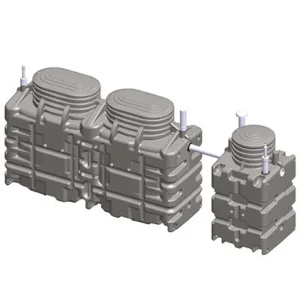 grande qualité Fosse Septique Polyéthylène ECOROCK-Solution 8 V2 Filière FTE Biorock – Sortie Gravitaire – 8 E.H. 5000 LTR 7