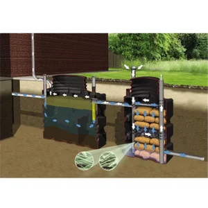 grande qualité Fosse Septique Polyéthylène ECOROCK-Solution 8 V2 Filière FTE Biorock – Sortie Gravitaire – 8 E.H. 5000 LTR 9