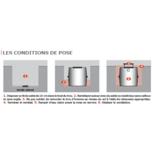 Bonna Sabla Fosse Septique Toutes Eaux Béton GAMMA + Préfiltre – 4000 Litres outlet 7
