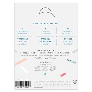 FRENCH’KITS French Kits Papier – Vide-poches Les Géométriques – 2 Pcs dernière tendance 12
