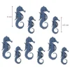 garantie de qualité Hobi Lot De 10 Hippocampes En Bois Bleu, 2 Dim. 6 Et 2,5 Cm, Miniatures Thème Maritime 10