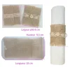 Doge Lot De 2 Ronds De Serviette En Toile De Jute, Dentelle Crochet Et Bouton, 9,5x8cm, Pour Décoration C dernière tendance 5