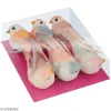 ﻿soldes Artemio Oiseaux Colorés Sur Pince – Plumes – Love Story – 6 Pcs 7