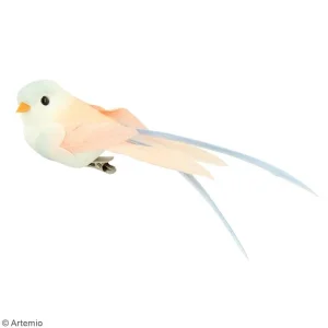 ﻿soldes Artemio Oiseaux Colorés Sur Pince – Plumes – Love Story – 6 Pcs 10