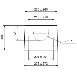 Thebault Rehausse En Béton Pour Boîte Pluviale RBA – 20×20 CM – Hauteur 20 CM pas cher en ligne 6