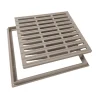 Grille Avec Cadre Pour Collecte Des Eaux De Ruissellement – Nicoll – Gris Clair – 400 X 400 Mm boutiqued pas cher 5