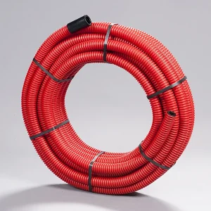 Gaine TPC Annelée En Polyéthylène Double Paroi – Diam. 110 Mm – Rouge L.50 M boutiqued pas cher 6