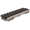 Retour Facile et Gratuit Caniveau Invisible Avec Grille PVC – A15 – Connecto Invisible Nicoll – L100 Int/130 Ext – L.0,5 M 10